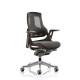 Zure Black Frame Charcoal Mesh Ergonomic Office Chair